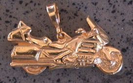 Large Layered Gold GL 1800 Pendant or Pin