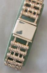 Double Motorcycle Link Bracelet in Sterling Silver